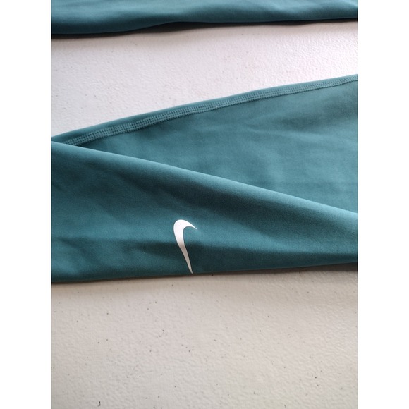 Nike Kids Girls Dri-FIT Teal Leggings Athletic Pants Size‎ L - Picture 4 of 5